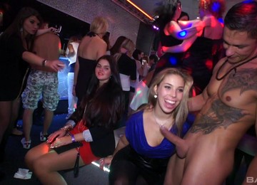 Sex From Behind In The Club Is All That Those Girls Need Tonight