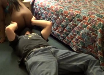 Ebony Punishes Guy For Watching Porn ( Fart)