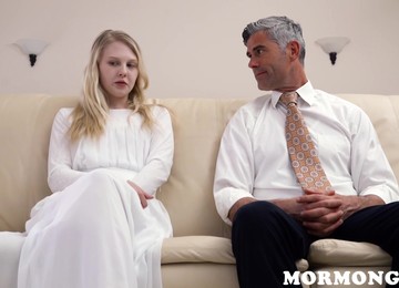 Mormon Slut Lily Enjoys This Mature Dick