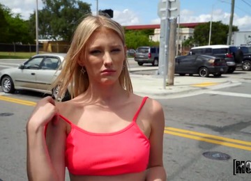 Blondie With Nice Breasts Melody Marks Hooks Up With Barely Known Guy