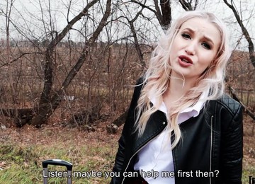 POV Video Of Blonde Stranger Stacy Starando Giving Head And Riding