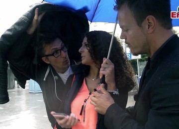 2 Guy Pick Up German Bitch On Street For Anal T