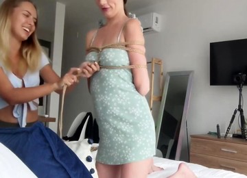 Rope Bondage - Reverse Prayer Tie