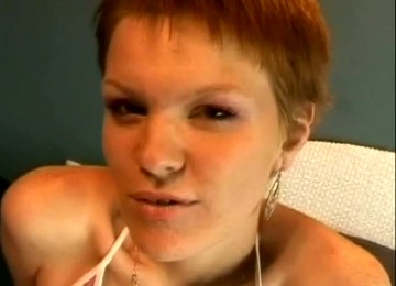 Short Haired Girl Is Gonna Get Nasty On That Cock