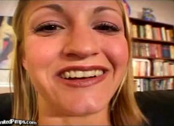 Sassy Blonde With Small Tits Swallows Cum After A Spicy Gang Bang