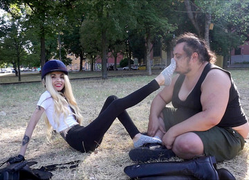 Shoe, Stiefel Herrin, Pony Slave