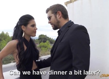 Picked Up Sexy Brunette With Big Ass Apolonia Lapiedra Deserves Banging Hard