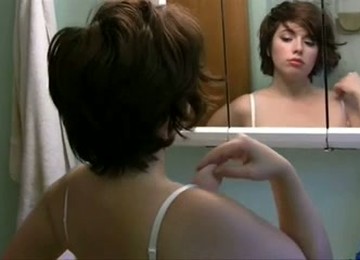 Thick And Hairy Bitch Of Mine Teases With Her Ass And Muff