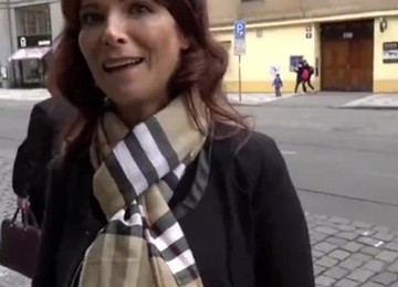 Busty Mature American Milf Having Anal Sex With Tourist In Prague