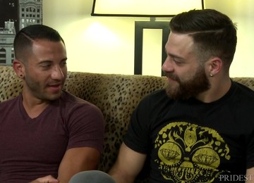 Handsome Mario Costa Adores To Blow A Dick While Other Guy Fucks Him Badly