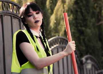 Hot Sex With Goth Girl Leda Bear With A Perfect Set Of Tits