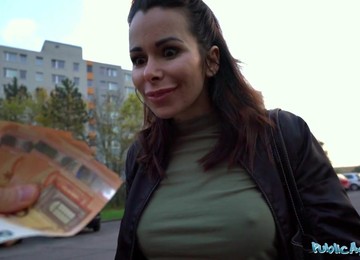 Public Agent MILF Fucks A Random Passer By To Help Get Her Some Money - Hd