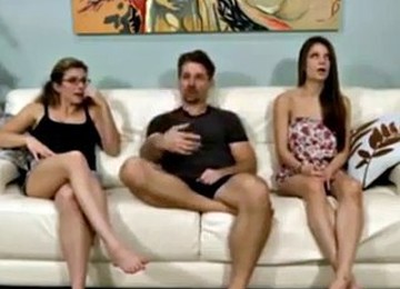 Dad Teaches Step Daughter How To Wrestle