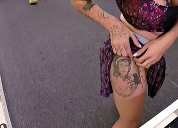 Inked Amateur Pawnshop Fingered And Fucked By A Guy Pov