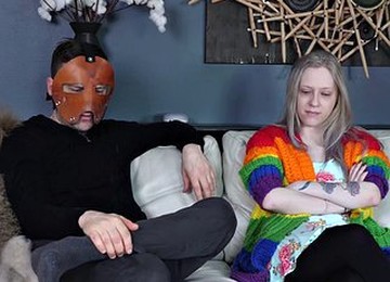 Degraded And Dildoed Teen Takes A Toy In Her Ass