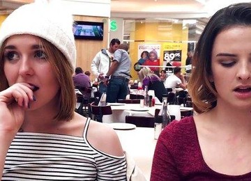 Two Slutty Girlfriends Found A Guy And Fucked With Him...