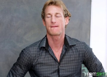 White College Bimbo Deepthroating And Fucking Her Muscular Professor