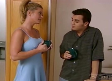 Horny Pornstars Take Off Their Clothes To Have Lesbian Sex