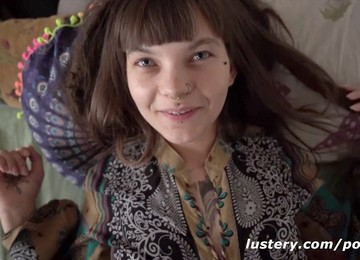 Pierced Pussy, Masturbacion Casera Peludas, Chatte Poilue