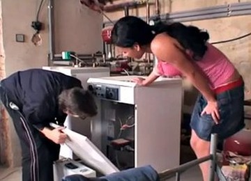 Hairy Teen Pussy Pounded By Old Man Cock