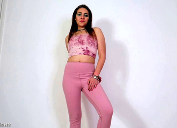 Handschellen, Handcuf, Nude Yoga