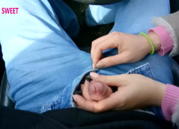 Car Handjob, Car Hooker Blowjob