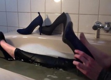 Sexy Grey Heels In Bath