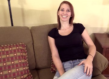 After A Superb Blowjob She Gives Ashlynne Has Her Twat Slammed