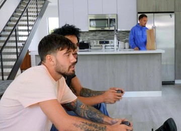 Busty Blonde Wife Victoria Lobov Gets Double Penetrated By Studs