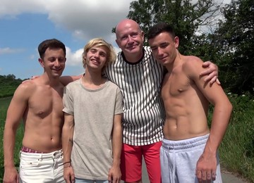 Wild Gay Fuck Fest In The Bathroom With Lot Of Ass Penetration