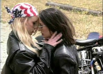 Chopper-loving Senoritas Having An Outdoors Threesome With Their Pal