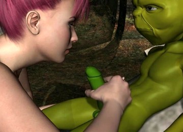 Yoda Uses Mind Tricks To Fuck A Lone Girl In A Forest 3D Parody Porn Of Star Wars