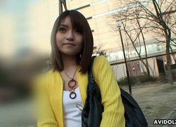 Asian Girl With Hairy Snatch Kimoko Tsuji Hooks Up With Barely Known Dude