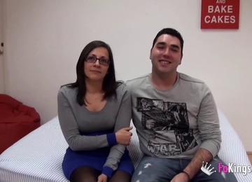 Dafne Is A Hot Chick With Glasses Who Loves Bending Over For A Rod