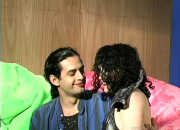 A Nasty Chick With Curly Hair Gets Pounded In A Missionary Pose