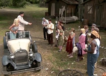 Small Tits Hottie Kaci Starr Gets Her Ass Fucked During An Orgy