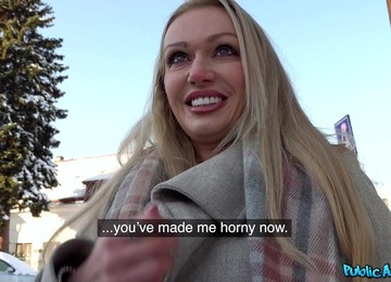 Public Agent - Sexy Busty Cougar Housewife Fucked 1 - Amber Jayne