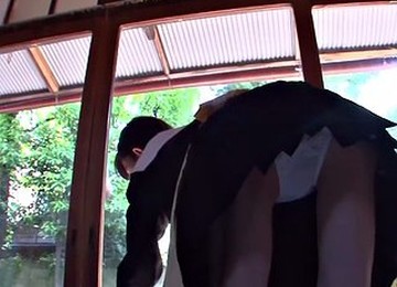 Japanese Cinderella Aoba Itou Takes A Bj Lesson From Her Big Stepbro