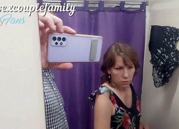 Clothing Store, Blowjob Swallow