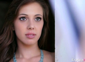 Two Stunning White Young Chicks On The Couch Pleasure Each Other Softcore