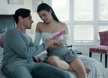 Emotional Cutie Gina Valentina Teases Clit With Vibrator While Being Fucked Mish