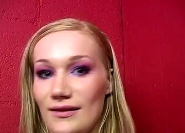 Interracial Gloryhole Action With Slim Blonde Bitch Katie Ray