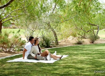 Cute Avery Moon Gets To Please A Guy By Jumping On His Pecker