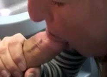 German Couple POV Fucking In The Train Toilet