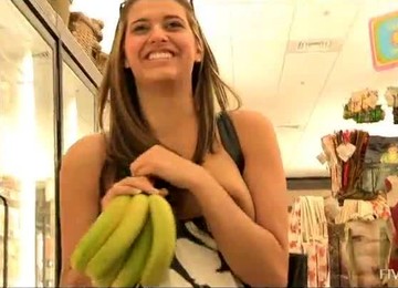 Patricia Buys A Few Bananas And Goes Home To Play With Them