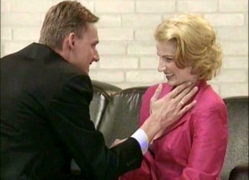 Beautiful Blonde MILF In Sexy Lingerie Gets Undressed And Fucked