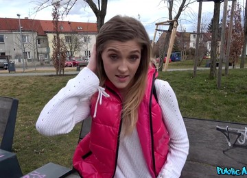 Brit Shagged Hard Under The Bridge 1 - Public Agent