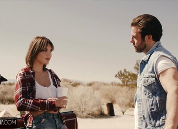 Deeper. Seth & Gabbie Bang On Car Hood While Her BF Is Away - Gabbie Carter