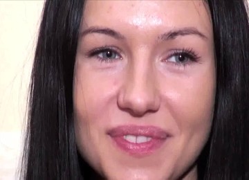 Russian Brunette Jumps On An Old Wrinkled Cock In Bed