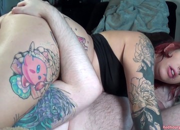 Big Booty White Girls, Goth Redhead, Piercing Nipple